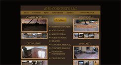 Desktop Screenshot of ahoconcrete.com